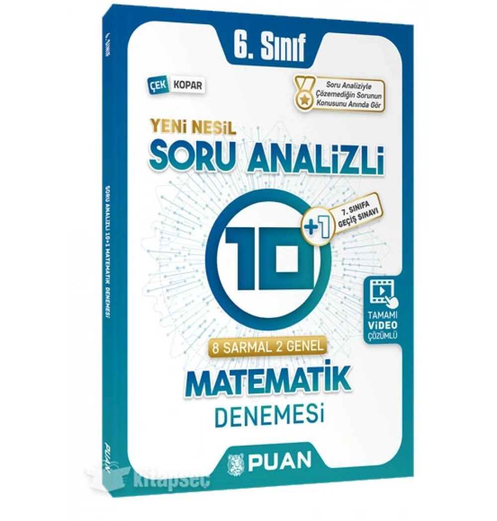 Puan 6.Sınıf Matematik 10+1 Denemesi