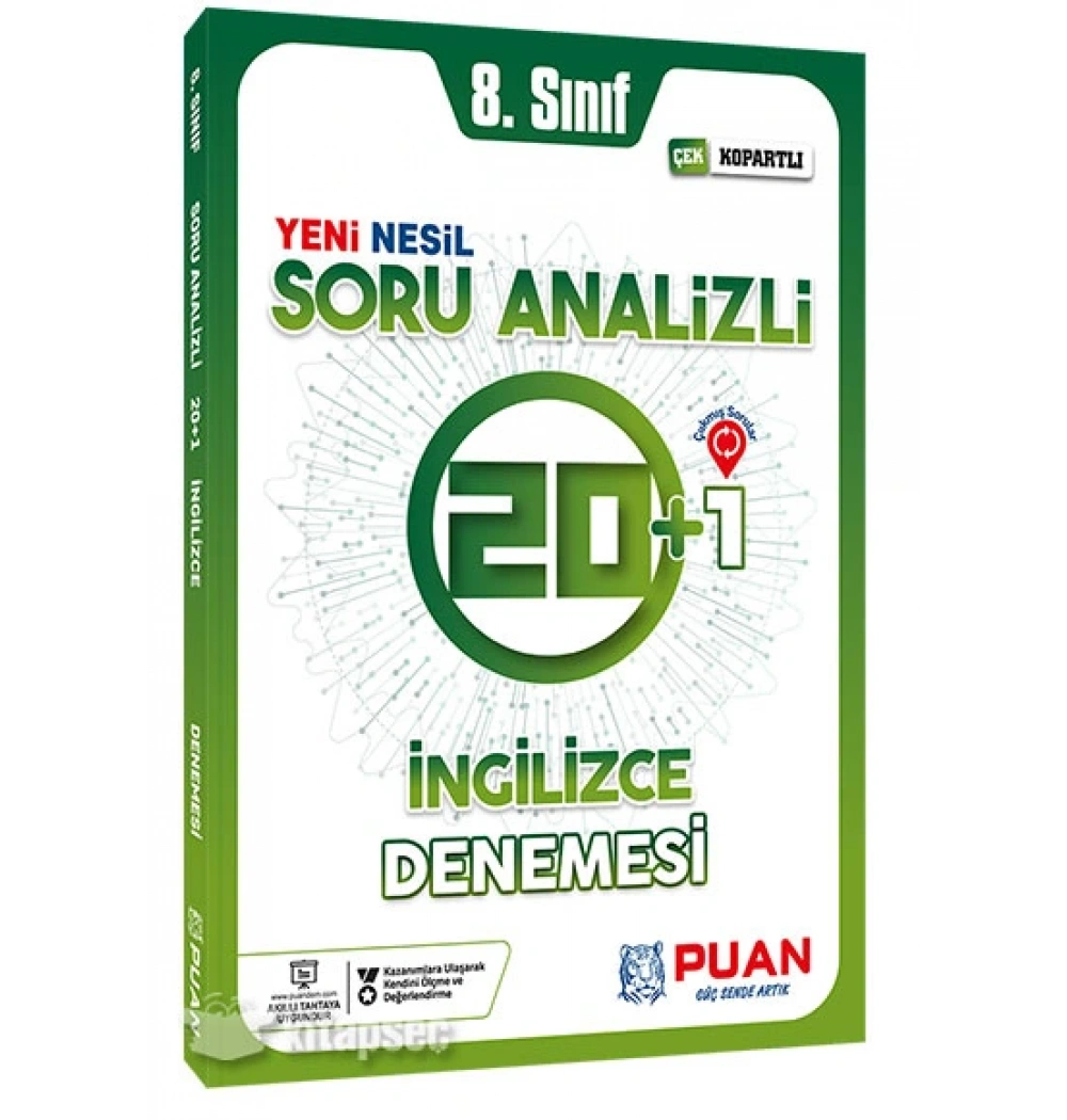 Puan 8.Sınıf İngilizce 20+1 Denemesi