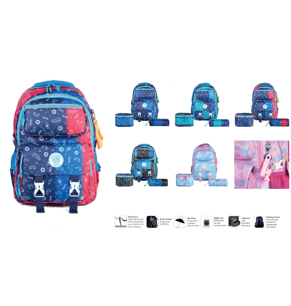 Relaxion Bags 3`lü Set 1910 Öz Kara