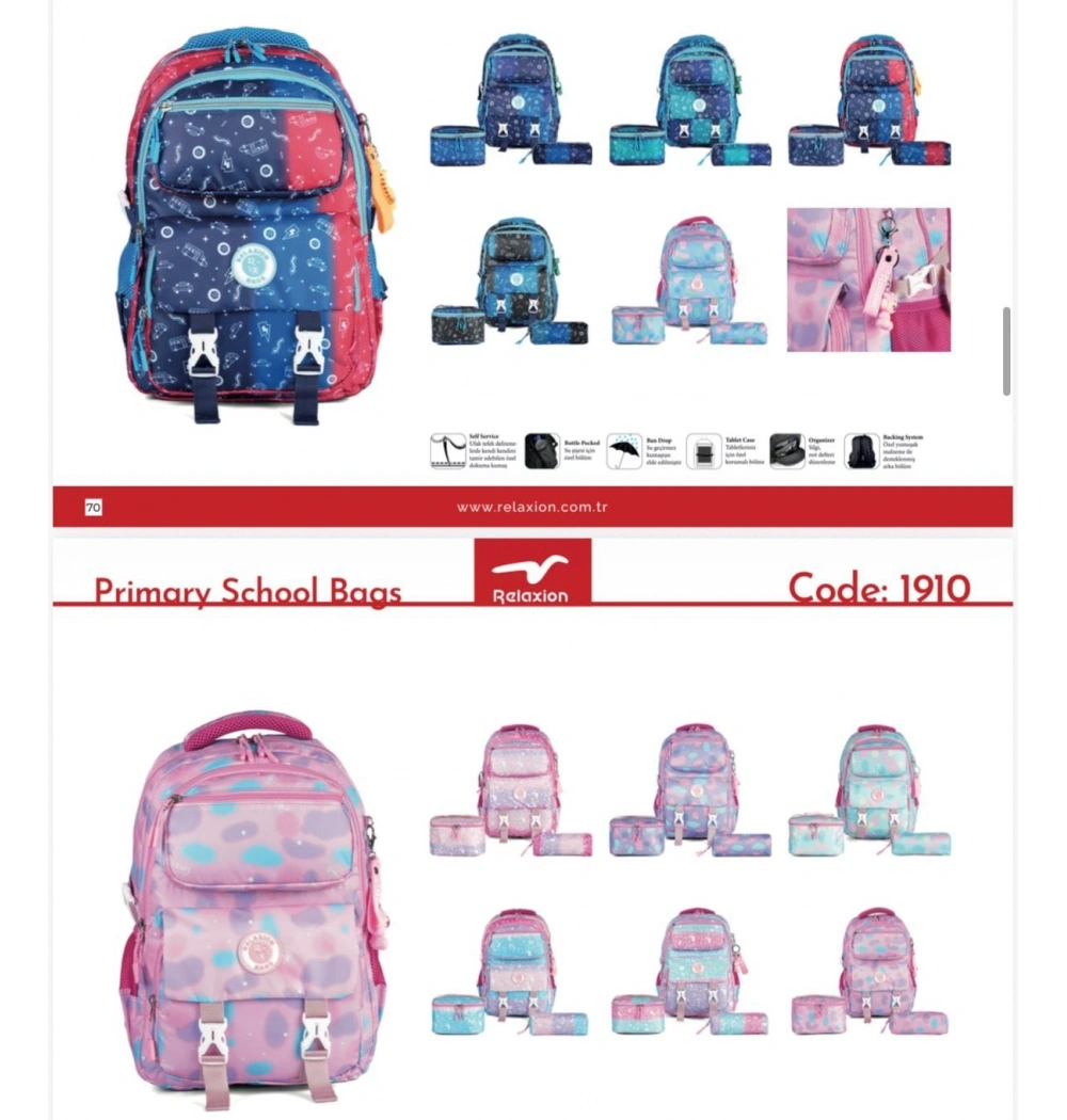 Relaxion Bags 3`lü Set 1910 Öz Kara
