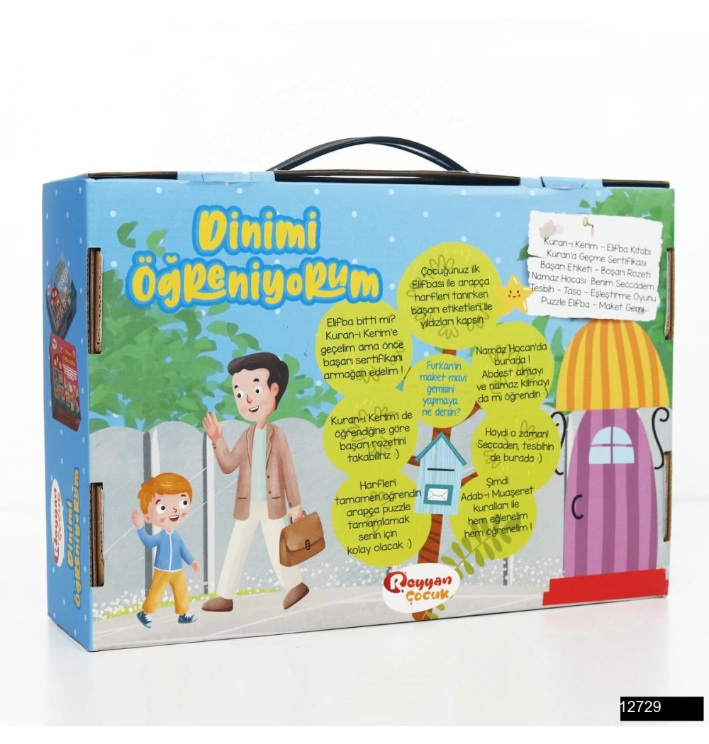 Reyyan Çocuk 12 Parça Dinimi Öğreniyorum Seti