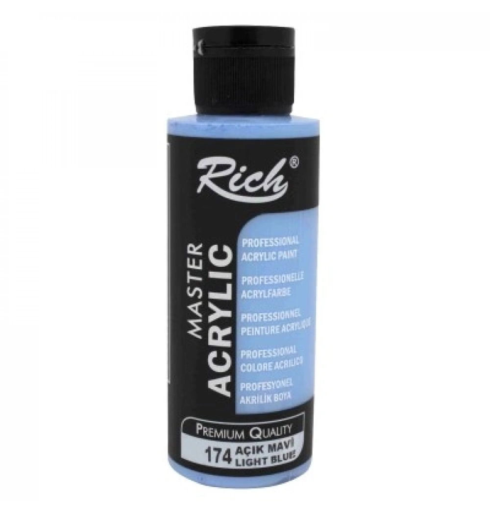 Rich Master Akrilik 120 Cc Açık Mavi Akr-120-174