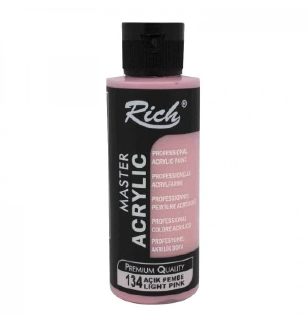 Rich Master Akrilik 120 Cc Açık Pembe Akr-120-134