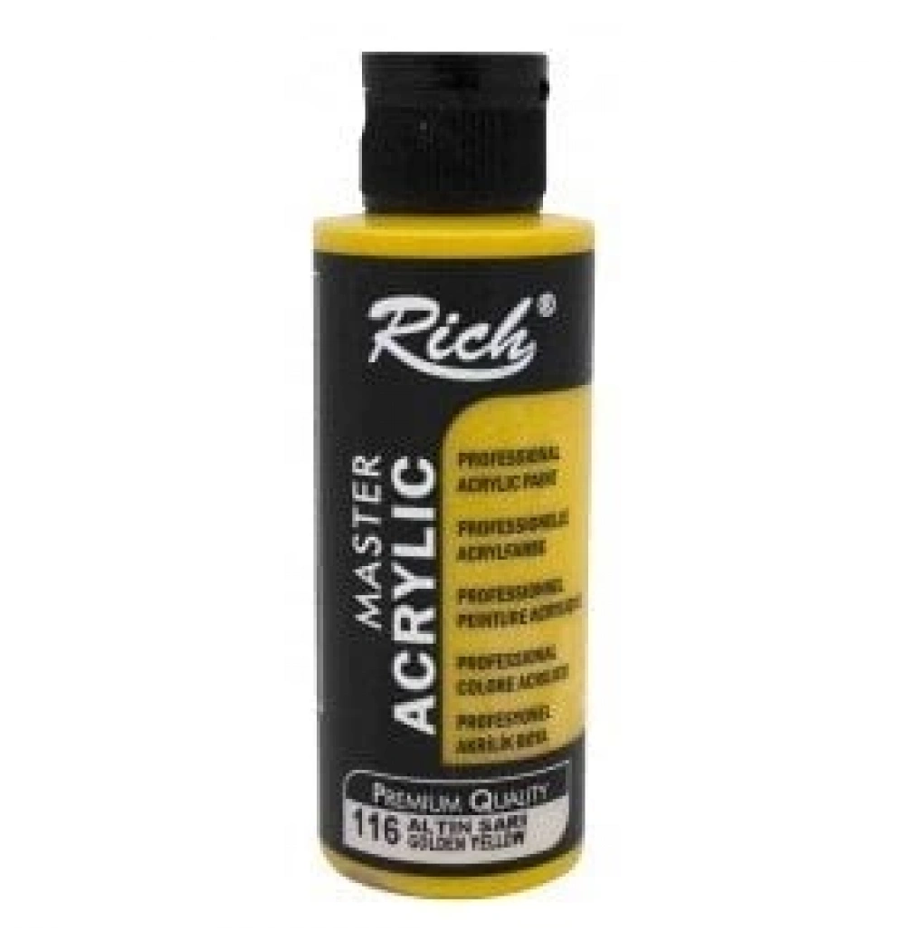 Rich Master Akrilik 120 Cc Altın Sarı Akr-120-116
