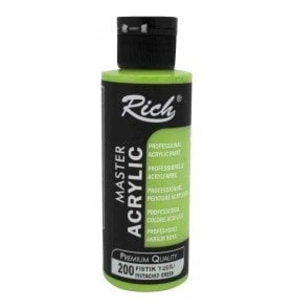 Rich Master Akrilik 120 Cc Fıstık Yeşili Akr-120-200