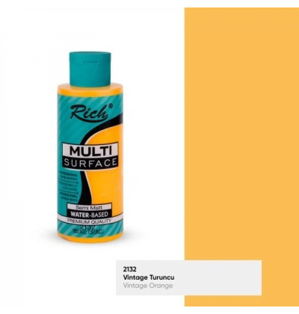 Rich Multı Surface 120 Cc Wıntage Turuncu Mls-120-2132