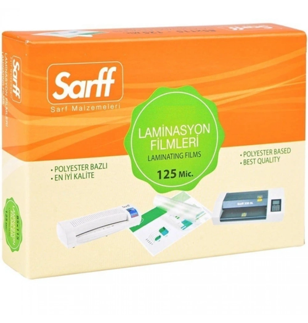Sarff 65X95 Pfotonex Laminasyon Film 125 Mıc