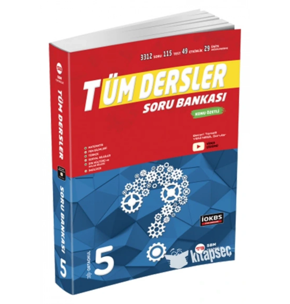 Sbm 5.Sınıf Tüm Dersler Soru Bankası