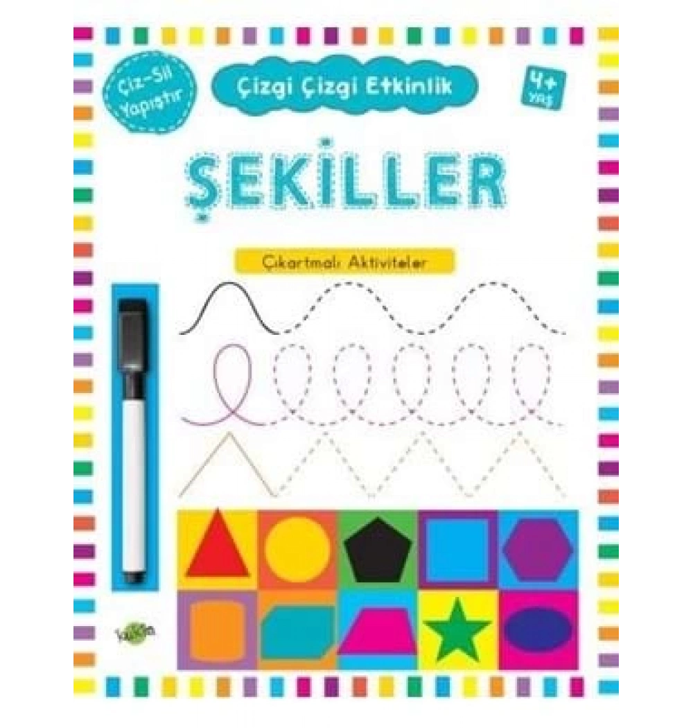 Şekiller Çizgi Ekinlik 4+Yaş Kukla