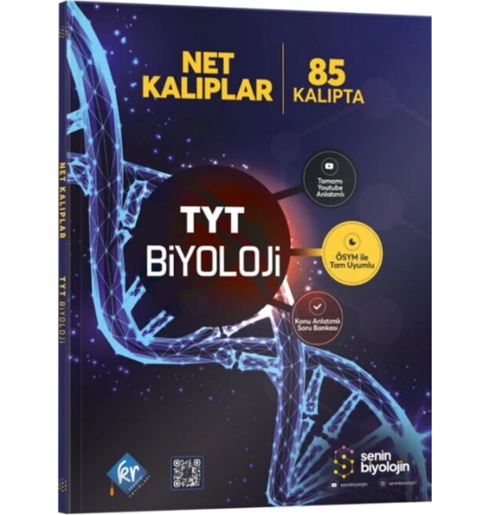 Senin Biyolojin 85 Kalıpta Tyt Biyoloji Konu Anlatımlı Soru Bankası