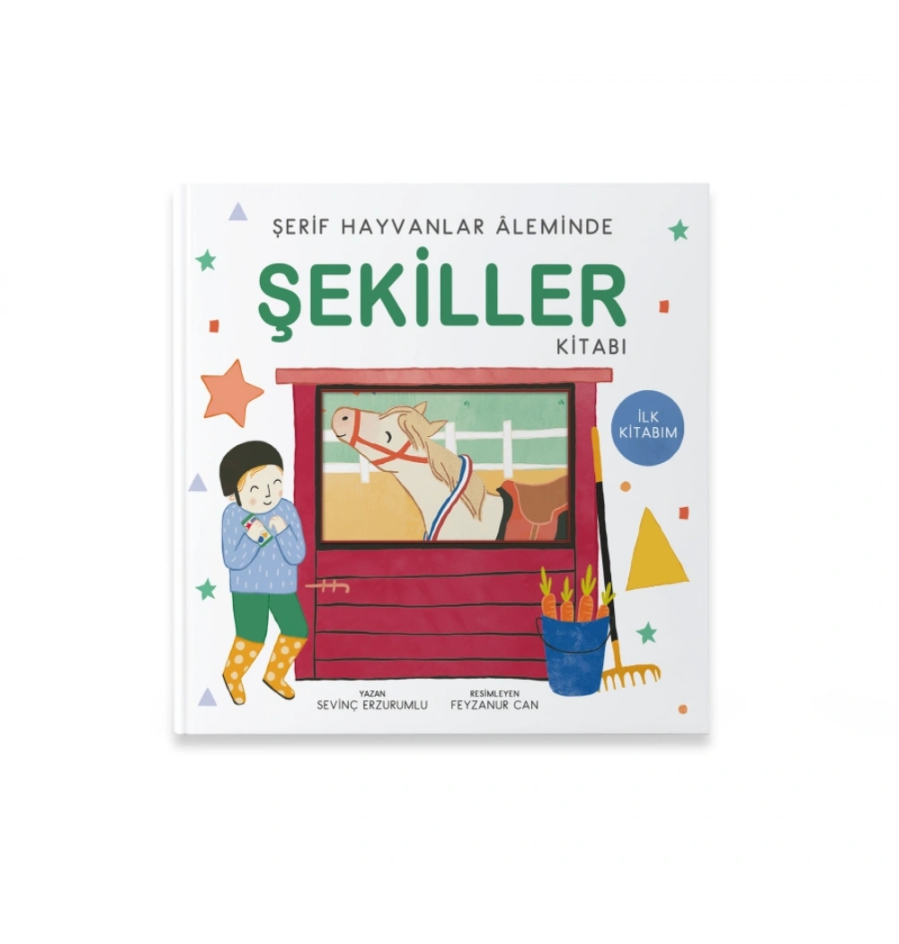 Şerif Hayvanlar Aleminde Şekiller Kitabı Uçan kitap 1+ Yaş