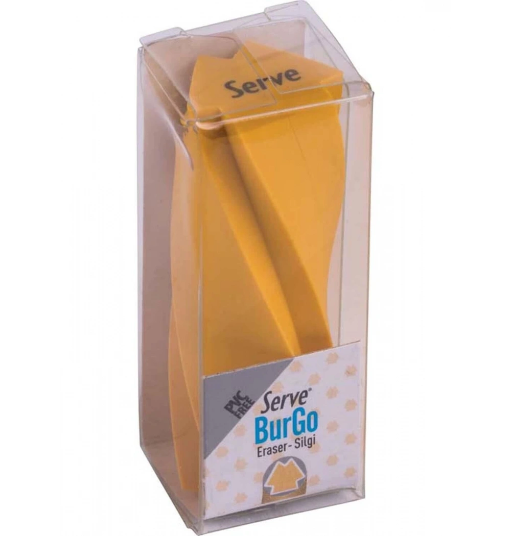 Serve Burgu Pastel Silgi Sarı