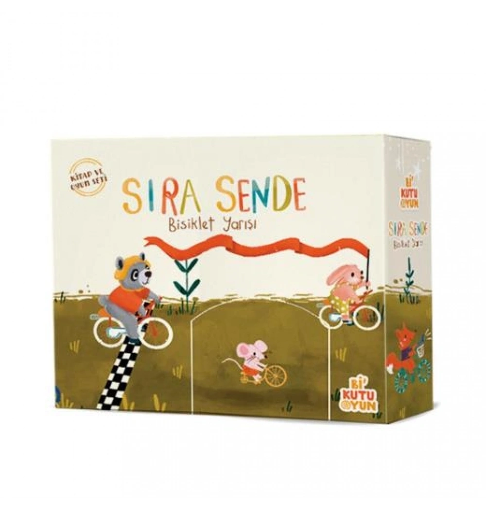 Sıra Sende Bisiklet Yarışı Kitap Ve Oyun Seti Bikutu Oyun