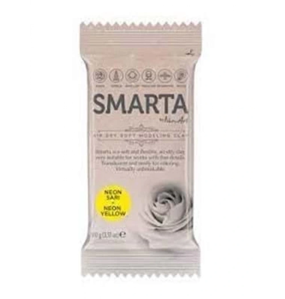 Smarta Akıllı Model Hamur Neon Sarı 100Gr