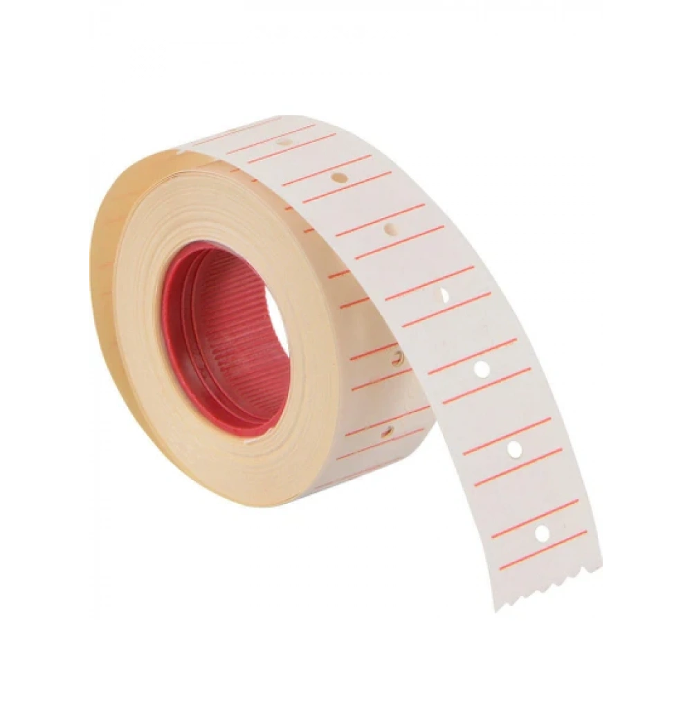 Tanex 12X21 Mm Çizgili Beyaz Fiyat Etiketi