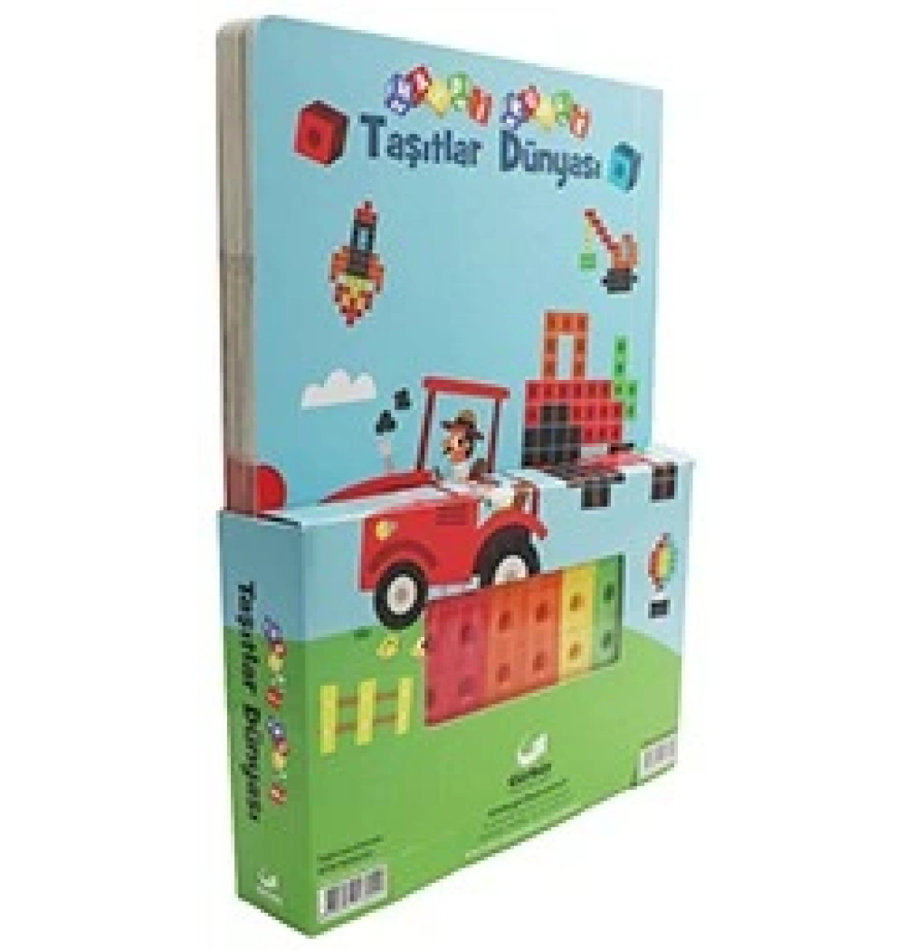 Taşıtlar dünyası legolu - kitaplı set gürbüz