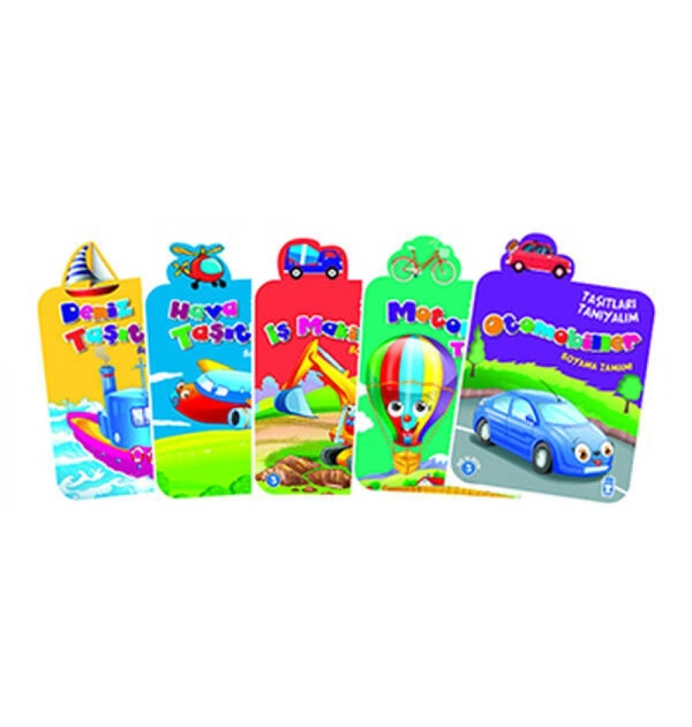 Taşıtları Tanıyalım 5 Kitap Timaş