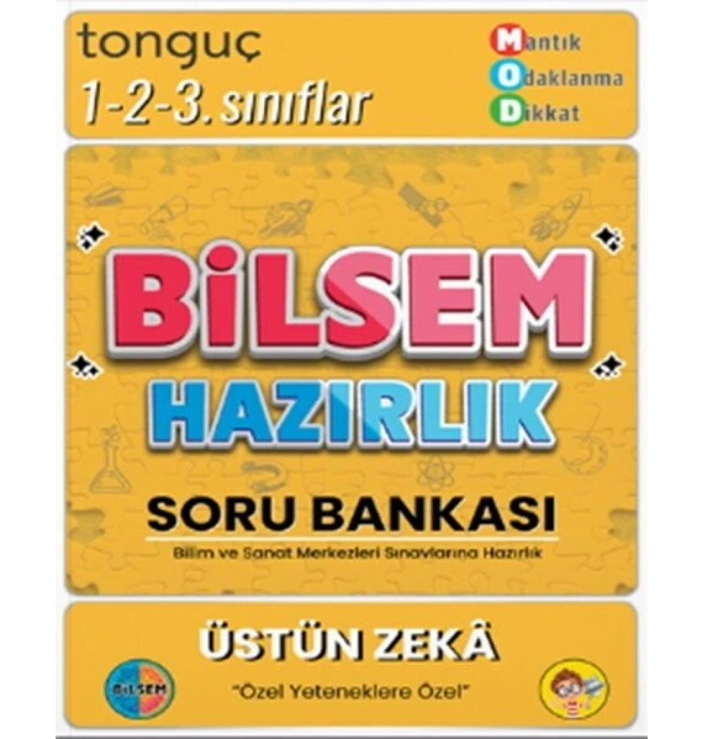 TONGUÇ 1-2-3.SINIFLAR BİLSEM HAZIRLIK SORU BANKASI
