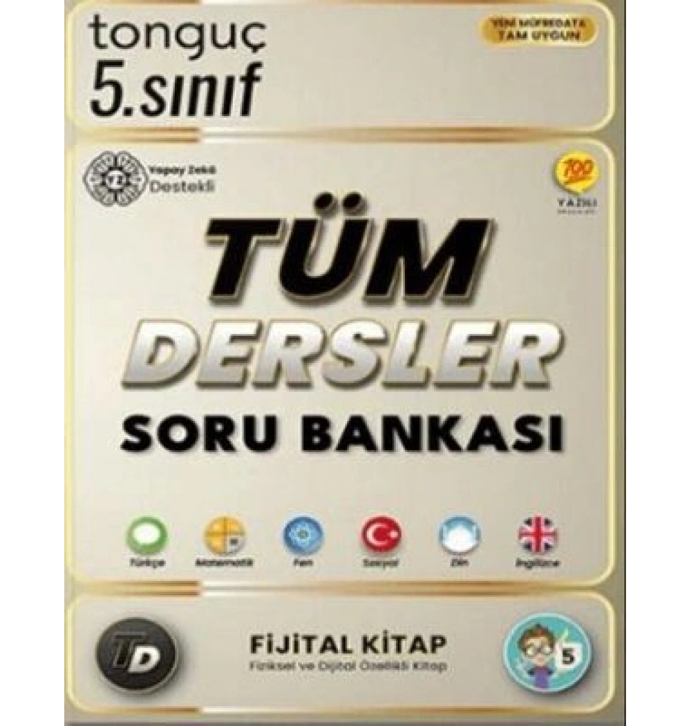 Tonguç 5.Sınıf Tüm Dersler Soru Bankası Fijital Kitap