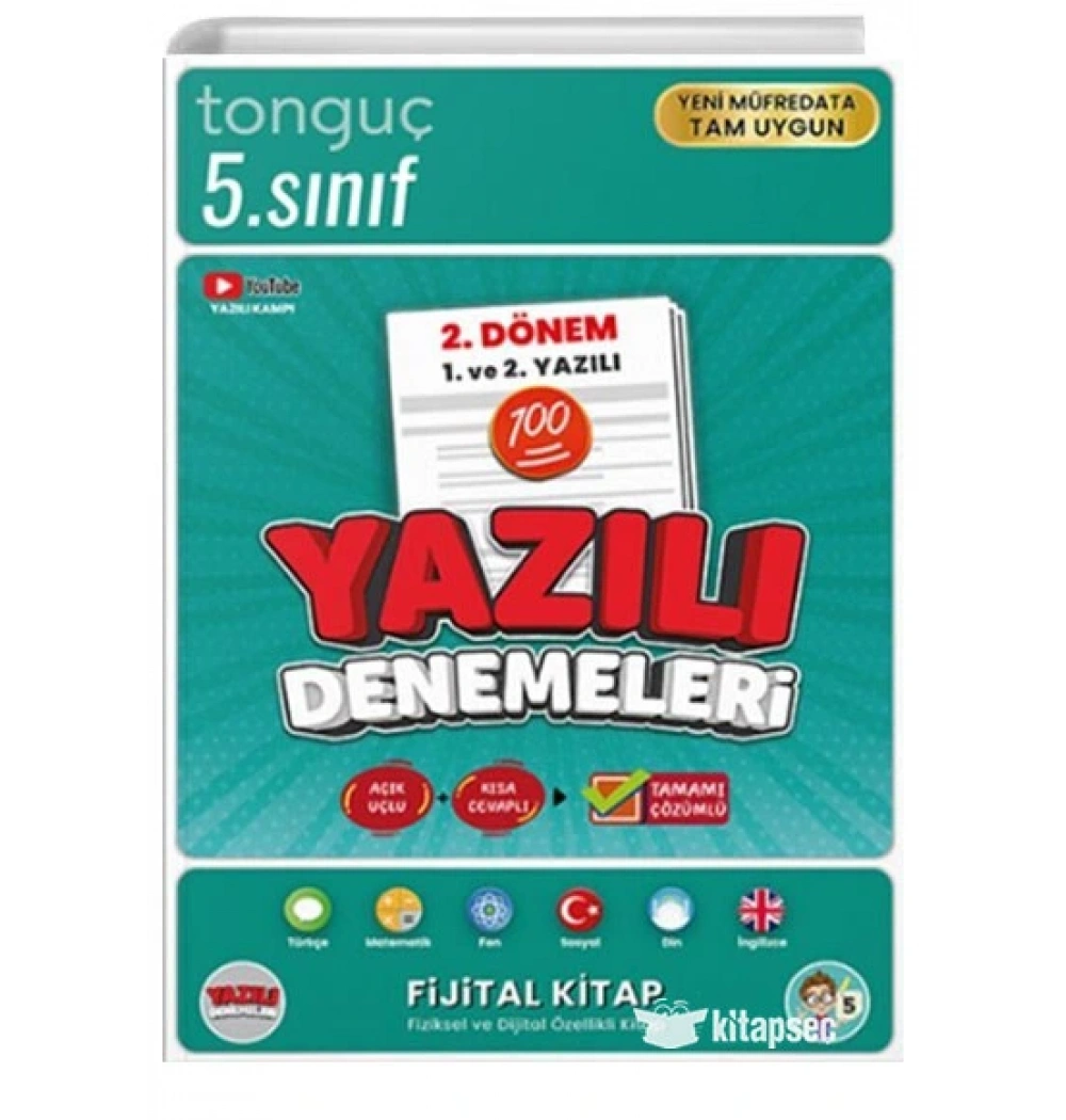 Tonguç 5.Sınıf 2.Dönem 1 Ve 2.Yazılı Denemeleri