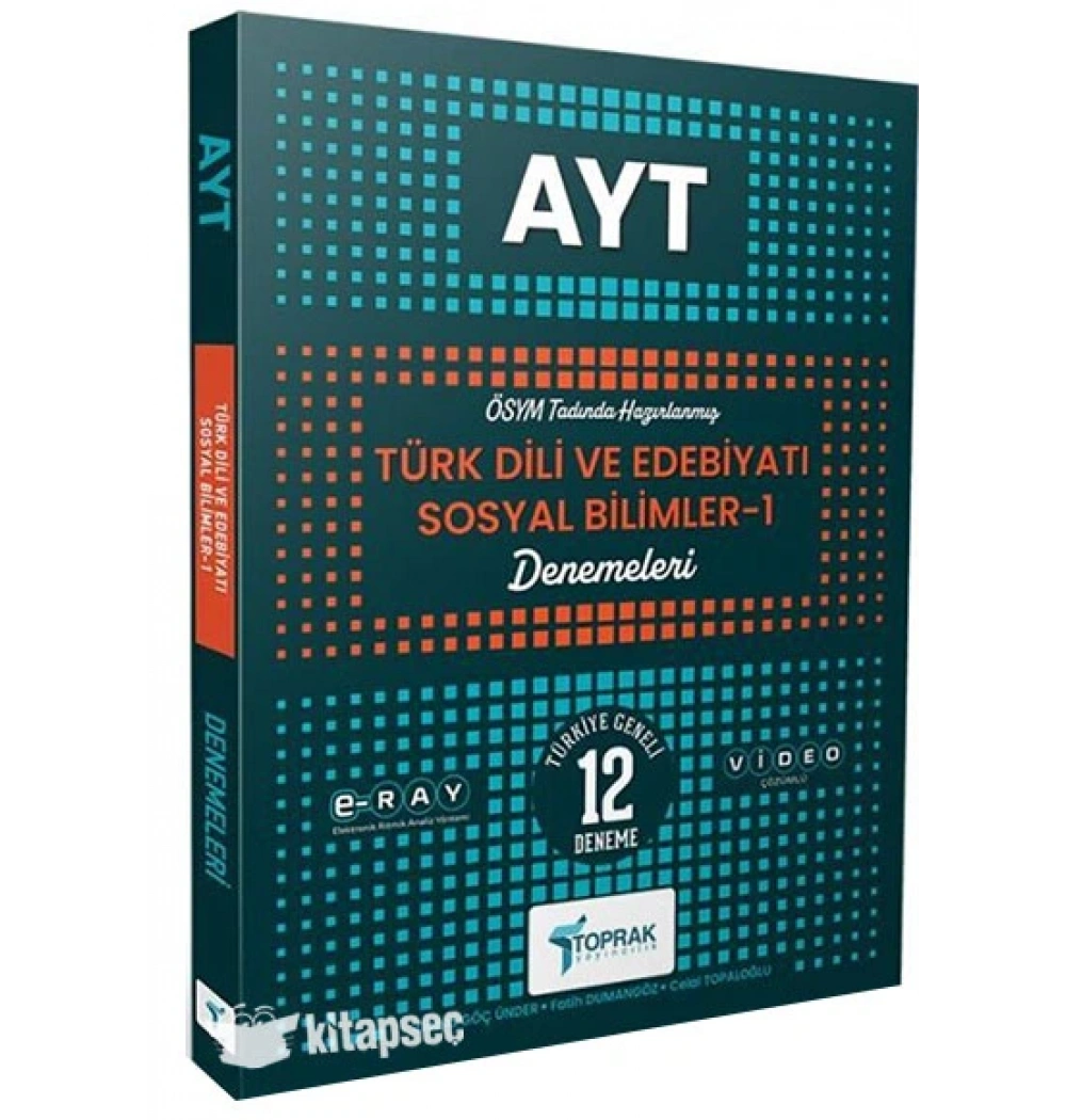 Toprak Ayt Türk Dili Edebiyatı Sosyal Bilimler-1 Türkiye Geneli 12 Deneme