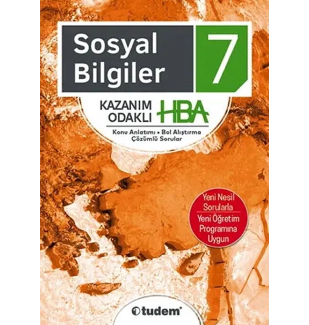 Tudem 7.Sınıf Sosyal Bilgiler Kazanım Odaklı Hba