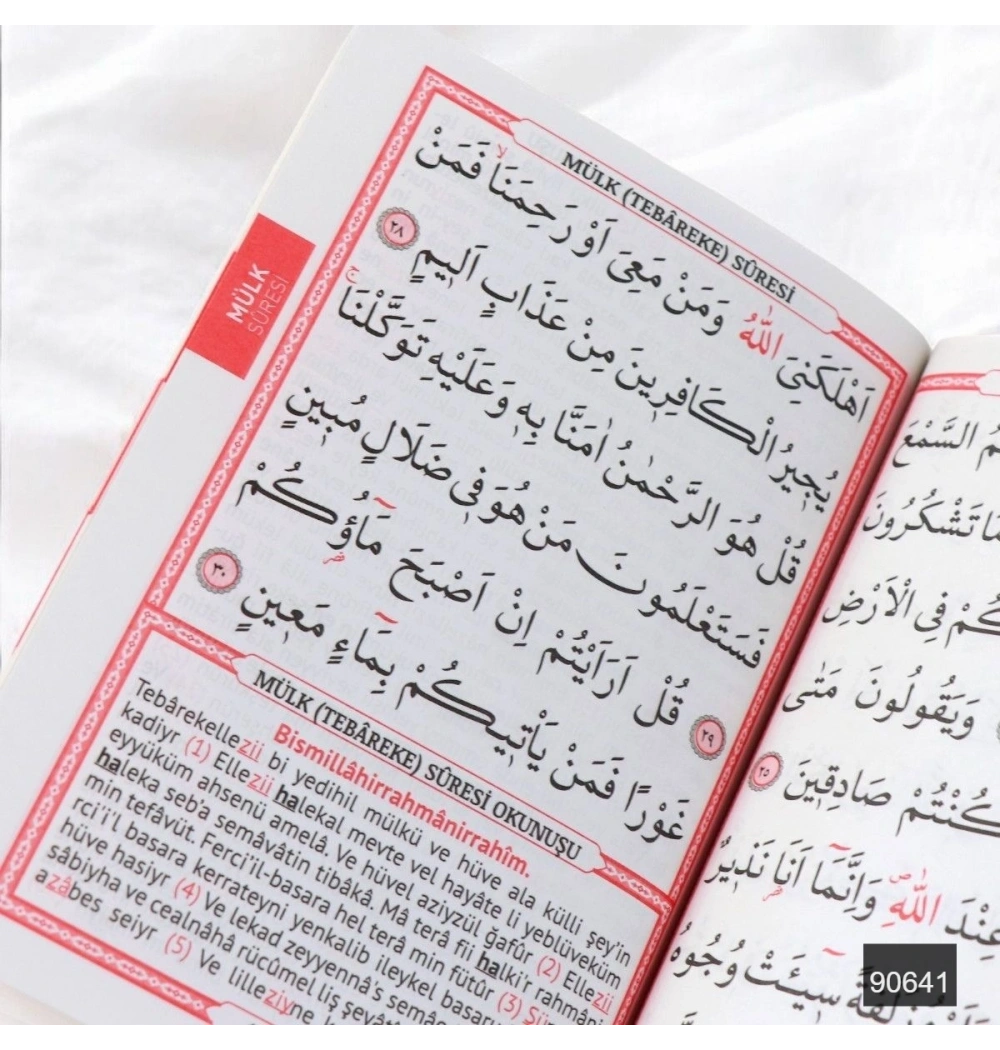 Tül Kese İçerisinde Çanta Boy Yasin ve Tesbih Seti