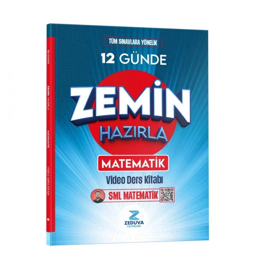 Tüm Sınavlar 12 Günde zemin hazırla matematik Video Ders Kitabı Zeduva Yayın