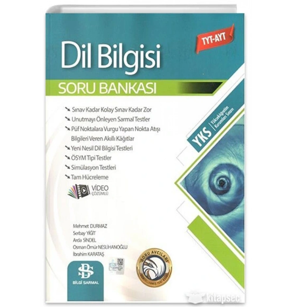 Tyt Ayt Dilbilgisi Soru Vbankası Bilgi Sarmal