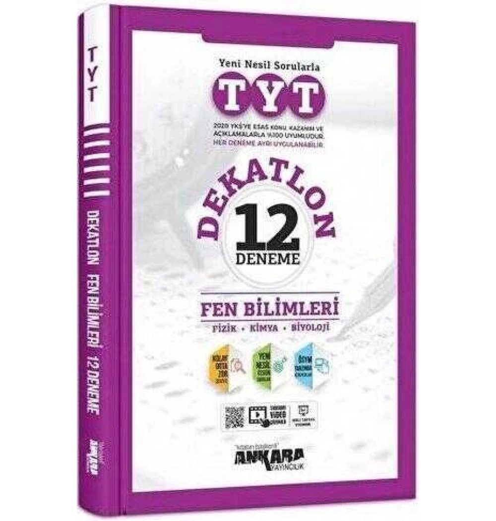 Tyt Fen Bi̇Li̇Mleri̇ Dekatlon 12 Deneme Ankara Yayın