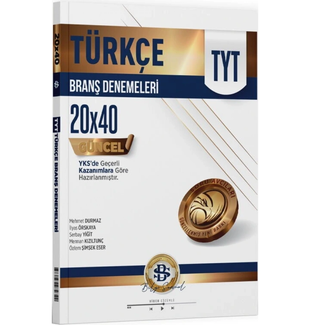 Tyt Türkçe 20X40 Branş Denemeleri Bilgi Sarmal
