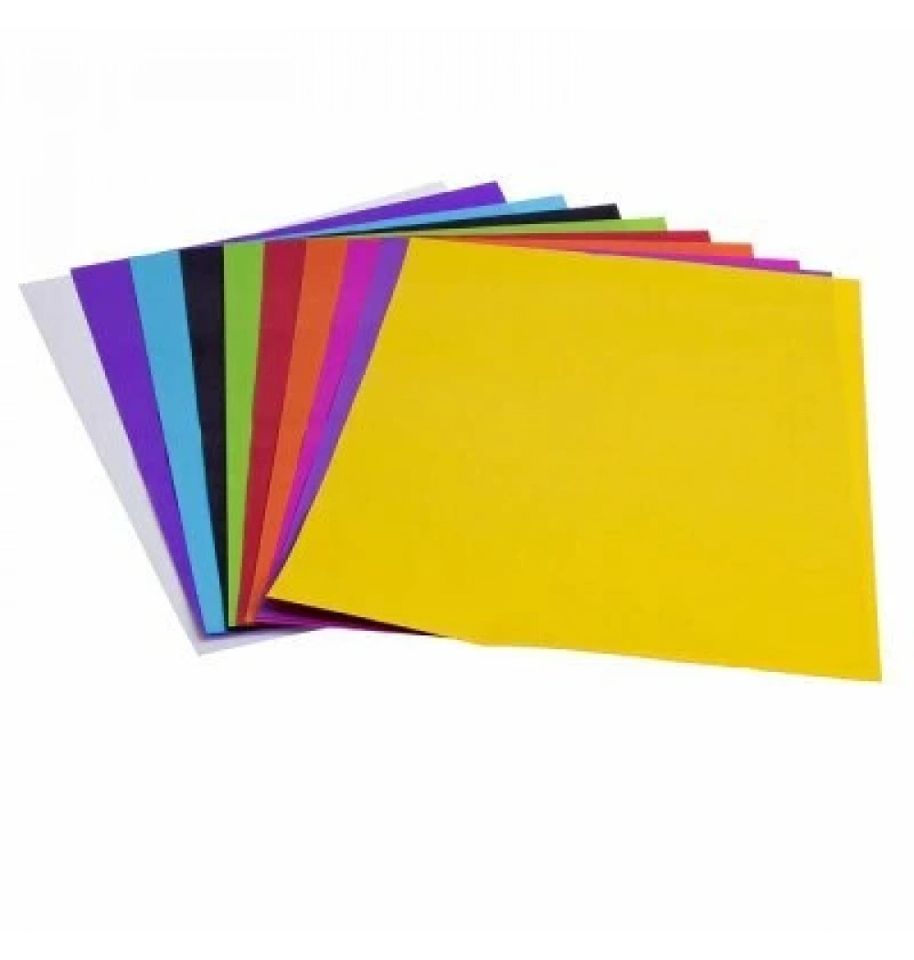 U-4 A4 RENKLİ FON KARTON 10 LU