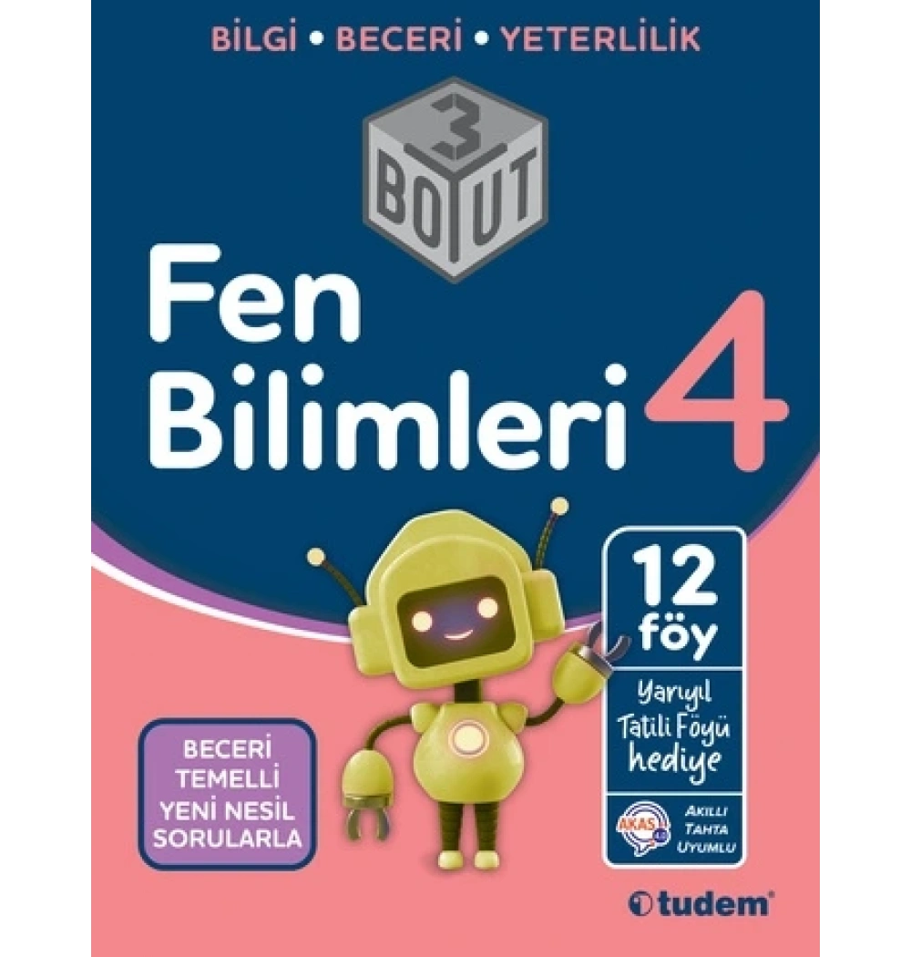 ÜÇ BOYUTLU SORU BANKASI 4.SINIF FEN BİLİMLERİ