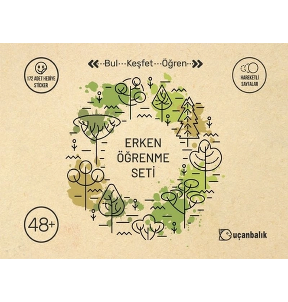 UÇANBALIK OKUL ÖNCESİ ERKEN ÖĞRENME SETİ 48+