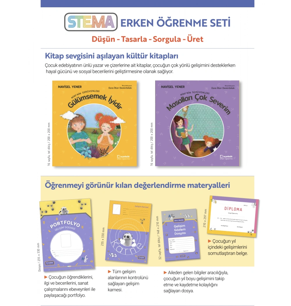 UÇANBALIK STEMA ERKEN ÖĞRENME SETİ