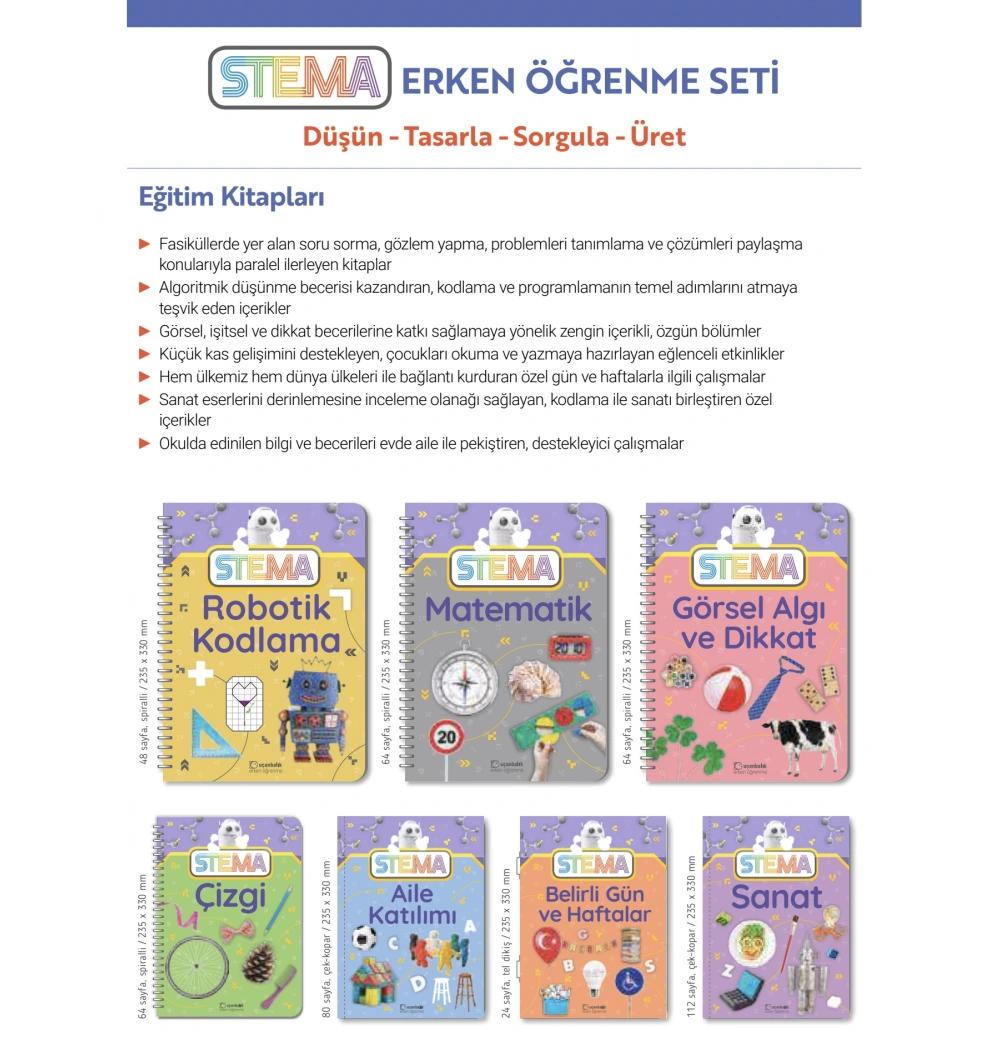 UÇANBALIK STEMA ERKEN ÖĞRENME SETİ