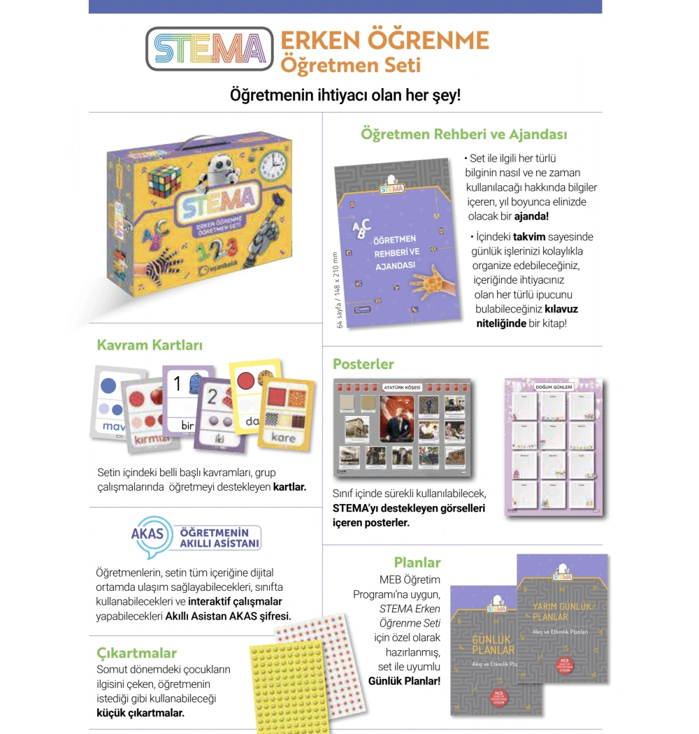 UÇANBALIK STEMA ERKEN ÖĞRENME SETİ