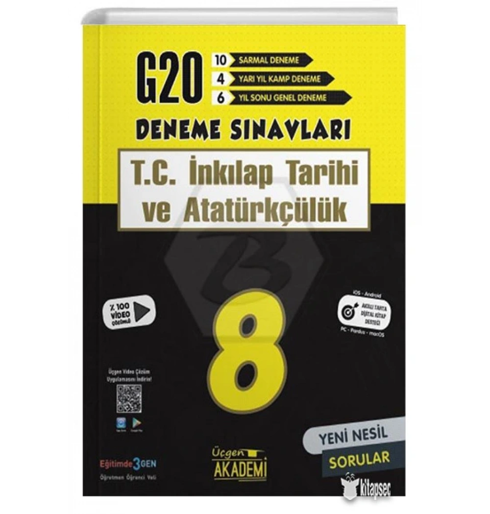 Üçgen 8.Sınıf İnkilap Tarihi Soru Bankası