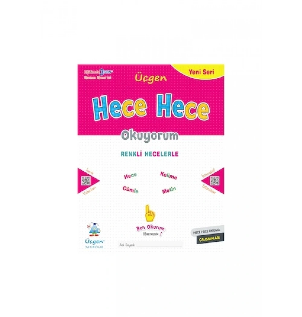 Üçgen Hece Hece Okuyorum Renkli Hecelerle