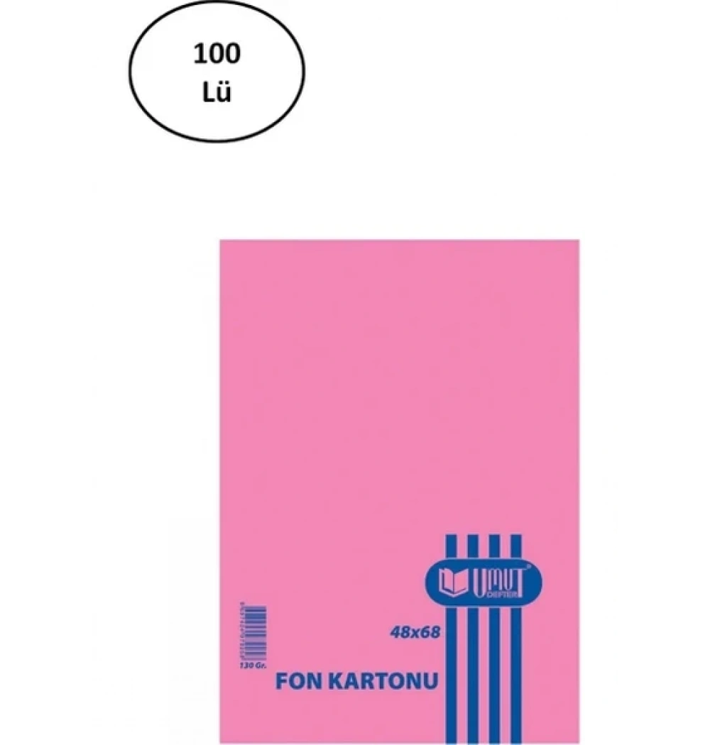 Umut Fon Kartonu 140 Gr Koyu Pembe
