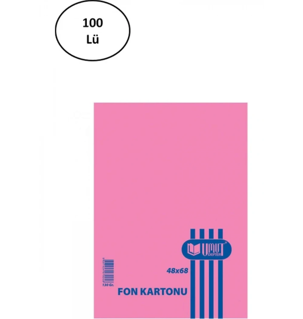 UMUT FON KARTONU 140 GR KOYU PEMBE