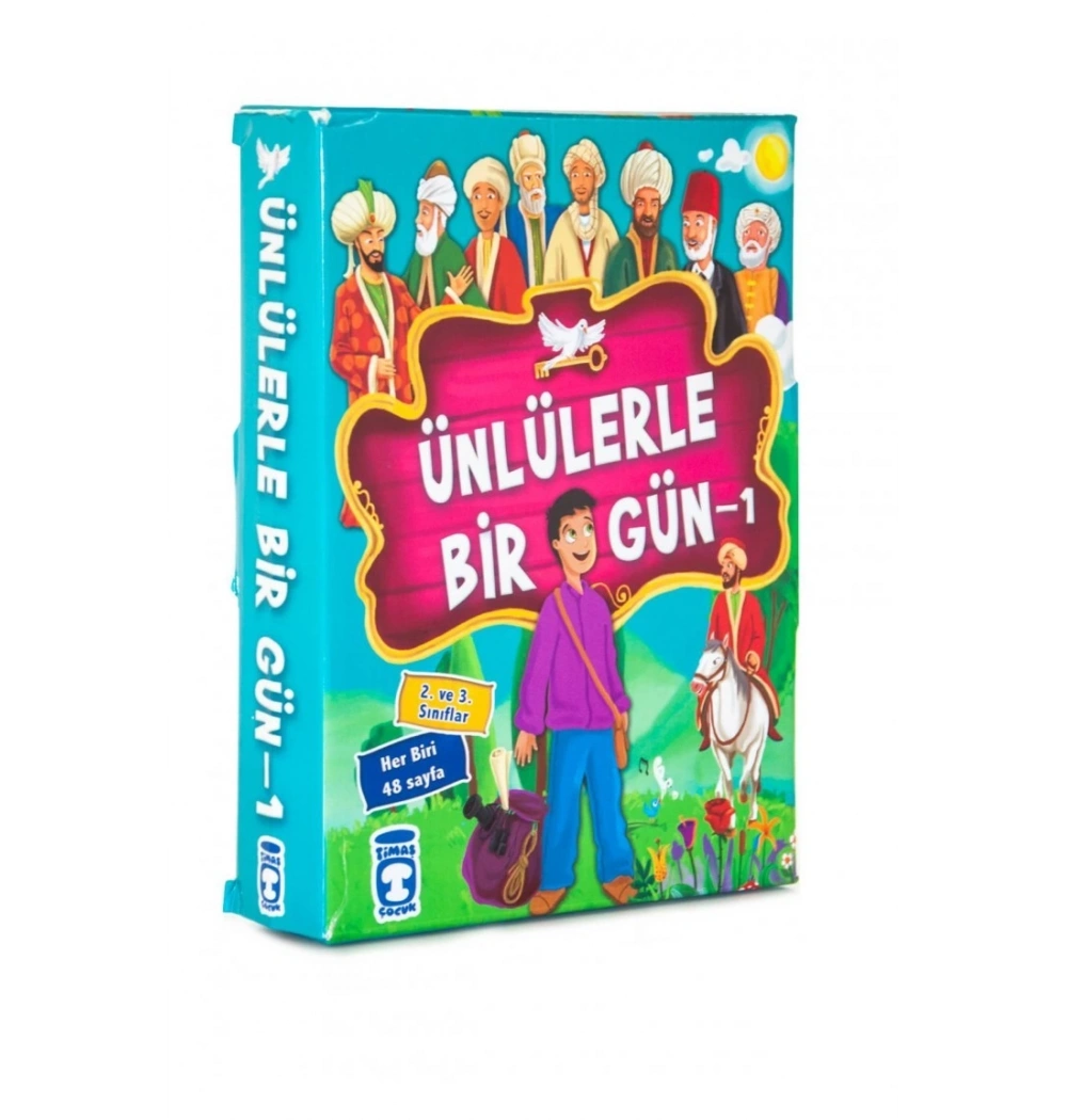 Ünlülerle Bir Gün 1.Set 10 Kitap Timaş Çocuk