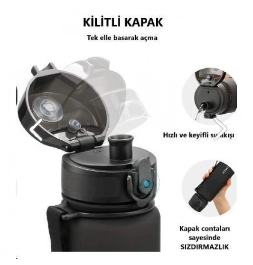 Vagon Lıfe Uzspace Trıtan 800 Ml Siyah 3053-7997