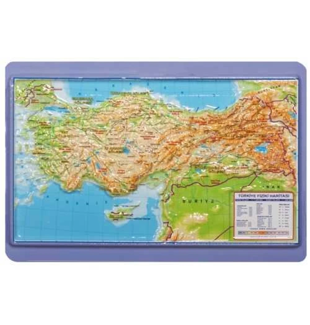 Viva 03104 Türkiye Kabartma Fiziki Harita A4