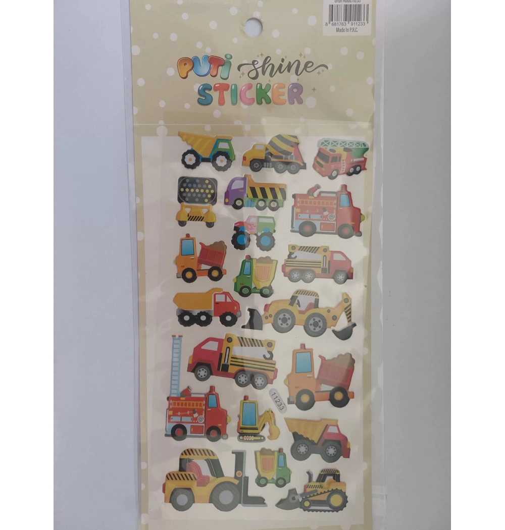 VİVA PUTİ SHINE STİCKER ARAÇLAR 3 11233