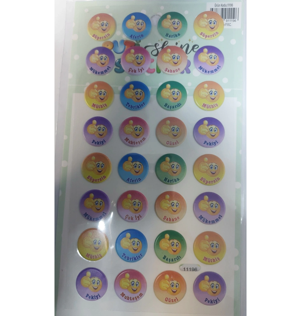 VİVA PUTİ SHINE STİCKER BAŞARI DİLEKLERİ 11196