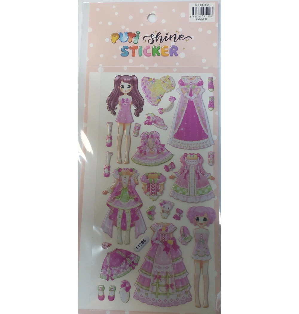VİVA PUTİ SHINE STİCKER GİYDİRME ETİKETLERİ 2 11295