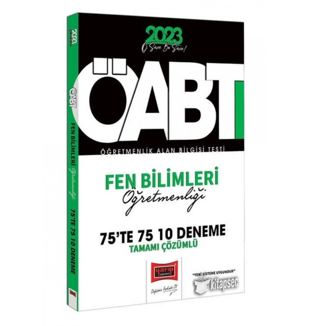 Yargı 2023 Öabt Fen Bilimleri Öğretmenliği 10 Çözümlü Deneme