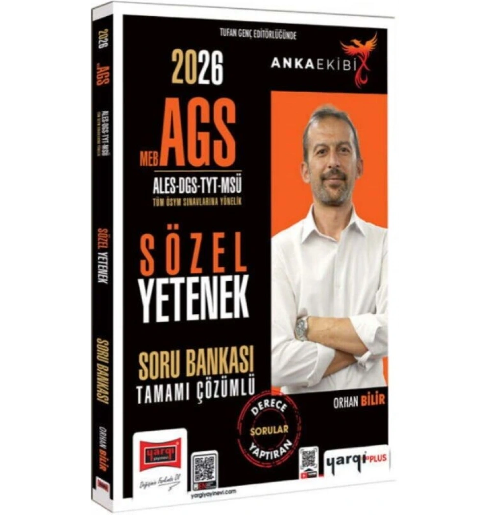 YARGI 2026 AGS SÖZEL YETENEK ÇÖZÜMLÜ SORU BANKASI ANKA