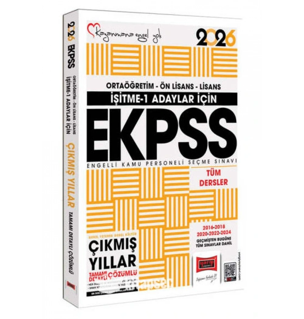 YARGI 2026 EKPSS İŞİTME-1 ADAYLAR 2016-2024 ÇIKMIŞ ÇÖZÜMLÜ SORULAR